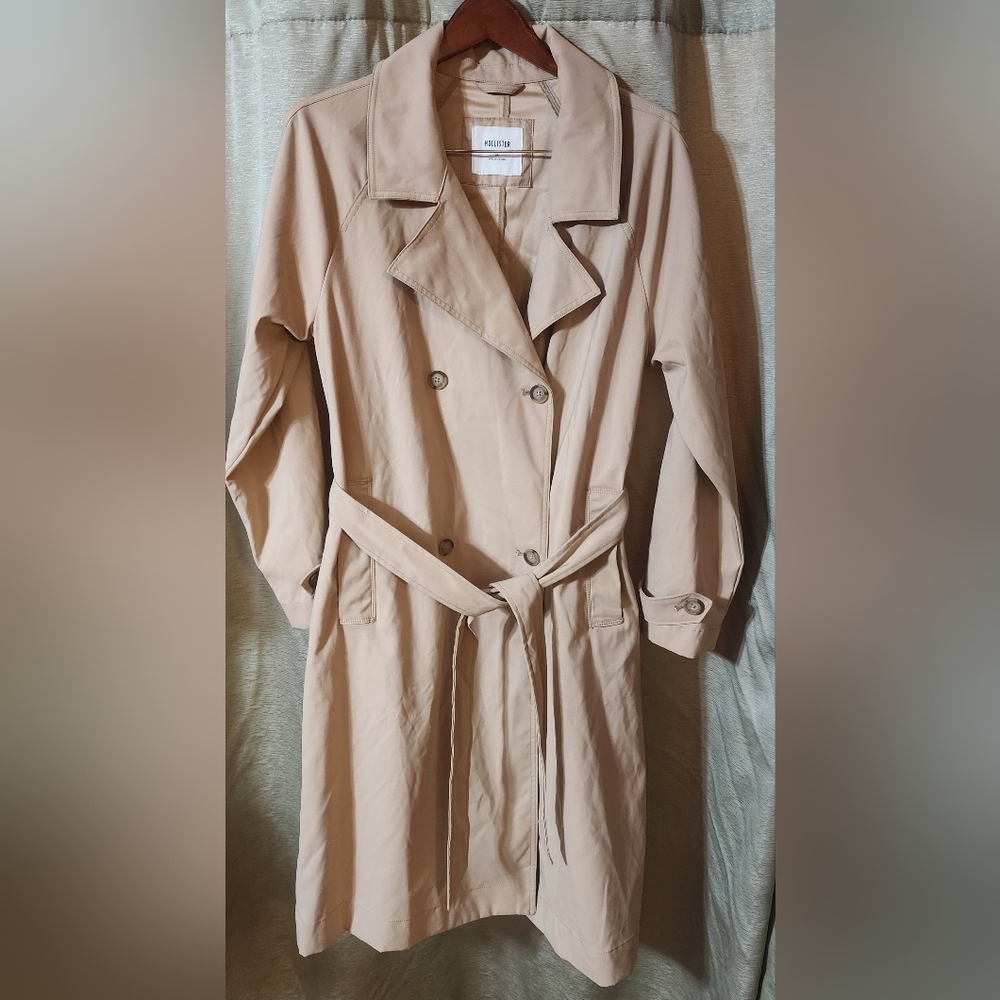 Womens Hollister Trench Coat